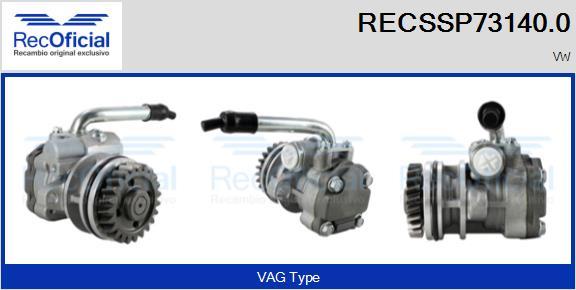 RECOFICIAL RECSSP73140.0 - Хидравлична помпа, кормилно управление vvparts.bg