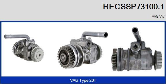 RECOFICIAL RECSSP73100.1 - Хидравлична помпа, кормилно управление vvparts.bg