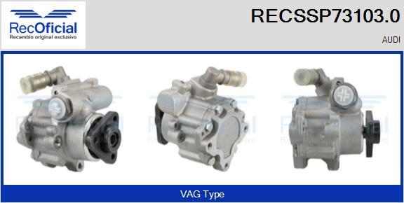 RECOFICIAL RECSSP73103.0 - Хидравлична помпа, кормилно управление vvparts.bg