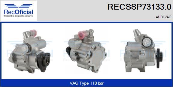 RECOFICIAL RECSSP73133.0 - Хидравлична помпа, кормилно управление vvparts.bg