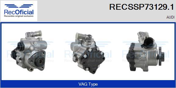 RECOFICIAL RECSSP73129.1 - Хидравлична помпа, кормилно управление vvparts.bg