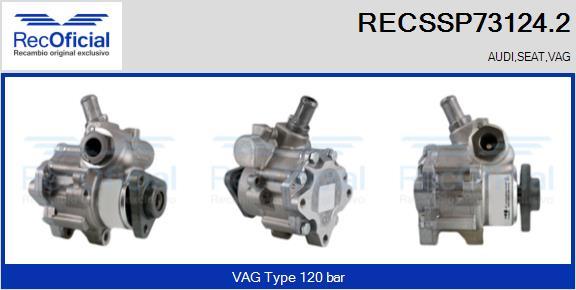 RECOFICIAL RECSSP73124.2 - Хидравлична помпа, кормилно управление vvparts.bg