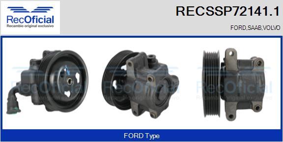 RECOFICIAL RECSSP72141.1 - Хидравлична помпа, кормилно управление vvparts.bg