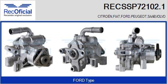 RECOFICIAL RECSSP72102.1 - Хидравлична помпа, кормилно управление vvparts.bg