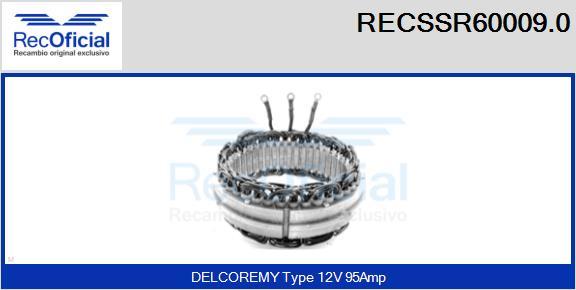 RECOFICIAL RECSSR60009.0 - Статор, генератор vvparts.bg