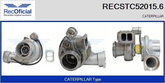 RECOFICIAL RECSTC52015.6 - Турбина, принудително пълнене с въздух vvparts.bg