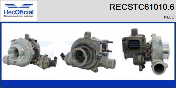 RECOFICIAL RECSTC61010.6 - Турбина, принудително пълнене с въздух vvparts.bg
