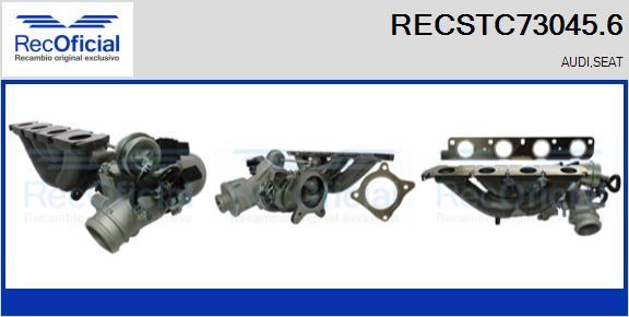 RECOFICIAL RECSTC73045.6 - Турбина, принудително пълнене с въздух vvparts.bg