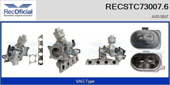 RECOFICIAL RECSTC73007.6 - Турбина, принудително пълнене с въздух vvparts.bg