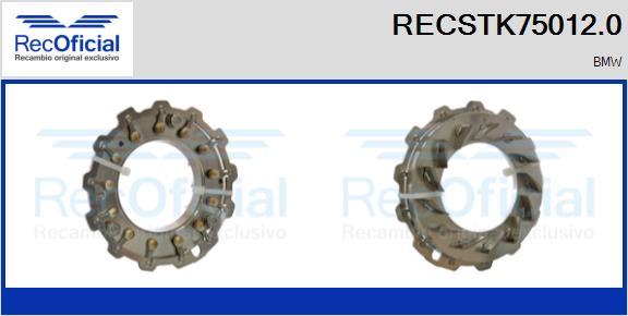 RECOFICIAL RECSTK75012.0 - Ремонтен к-кт, турбо vvparts.bg