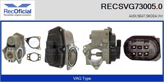 RECOFICIAL RECSVG73005.0 - AGR-Клапан vvparts.bg