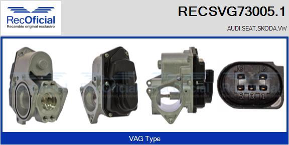 RECOFICIAL RECSVG73005.1 - AGR-Клапан vvparts.bg