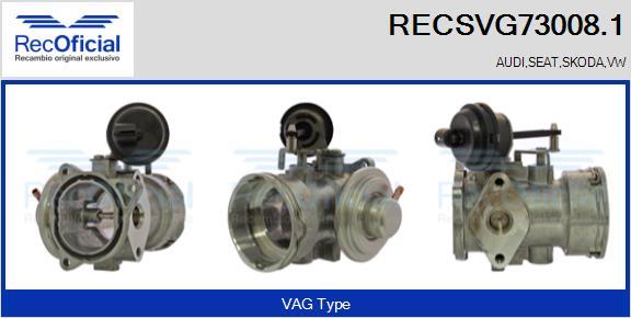 RECOFICIAL RECSVG73008.1 - AGR-Клапан vvparts.bg