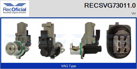 RECOFICIAL RECSVG73011.0 - AGR-Клапан vvparts.bg