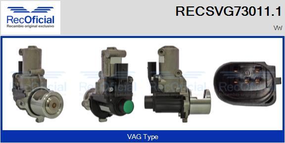 RECOFICIAL RECSVG73011.1 - AGR-Клапан vvparts.bg