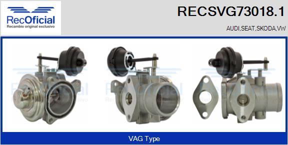 RECOFICIAL RECSVG73018.1 - AGR-Клапан vvparts.bg