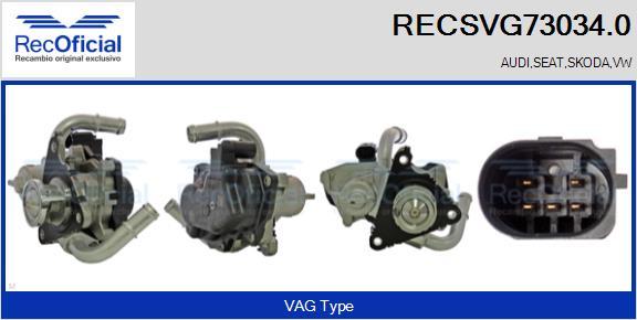 RECOFICIAL RECSVG73034.0 - AGR-Клапан vvparts.bg