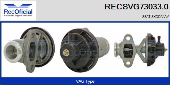 RECOFICIAL RECSVG73033.0 - AGR-Клапан vvparts.bg