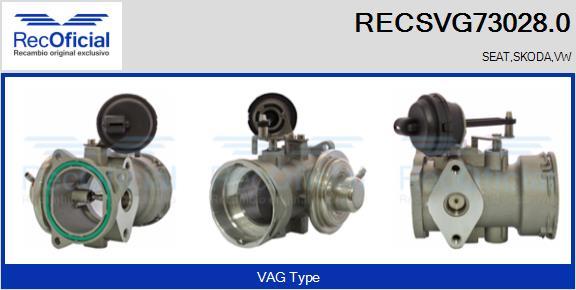 RECOFICIAL RECSVG73028.0 - AGR-Клапан vvparts.bg
