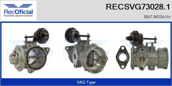 RECOFICIAL RECSVG73028.1 - AGR-Клапан vvparts.bg