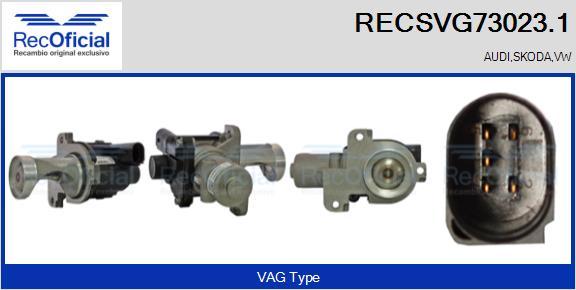 RECOFICIAL RECSVG73023.1 - AGR-Клапан vvparts.bg