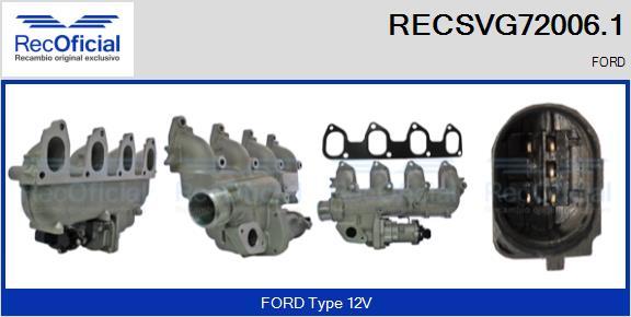 RECOFICIAL RECSVG72006.1 - AGR-Клапан vvparts.bg