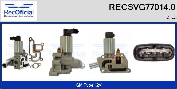 RECOFICIAL RECSVG77014.0 - AGR-Клапан vvparts.bg