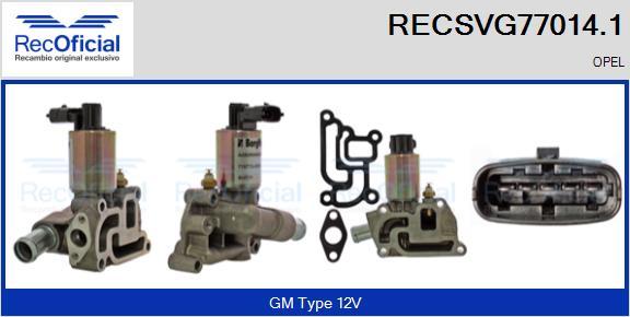RECOFICIAL RECSVG77014.1 - AGR-Клапан vvparts.bg