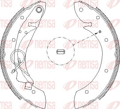 Remsa 4419.00 - Спирачна челюст vvparts.bg