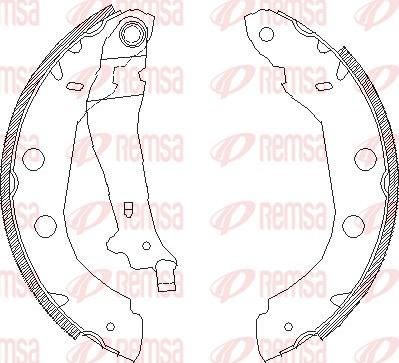 Remsa 4415.00 - Спирачна челюст vvparts.bg