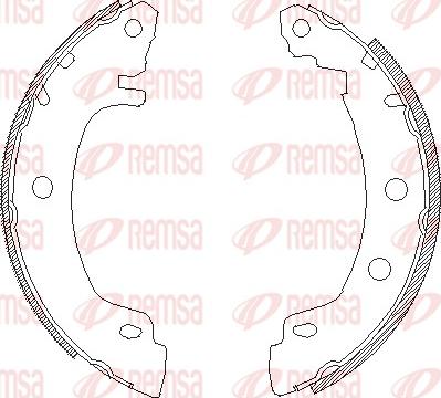 Remsa 4416.00 - Спирачна челюст vvparts.bg