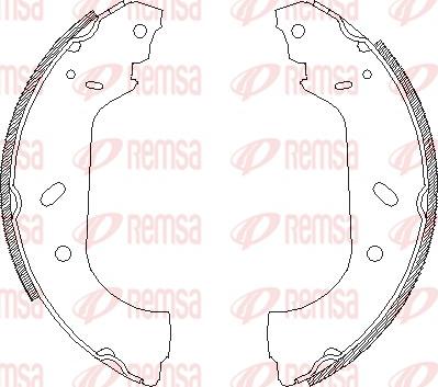 Remsa 4417.00 - Спирачна челюст vvparts.bg