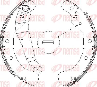 Remsa 4422.00 - Спирачна челюст vvparts.bg