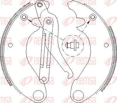 Remsa 4505.00 - Спирачна челюст vvparts.bg