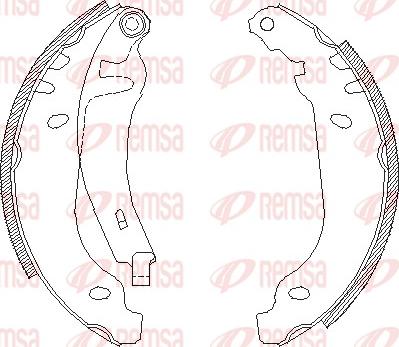 Remsa 4506.01 - Спирачна челюст vvparts.bg