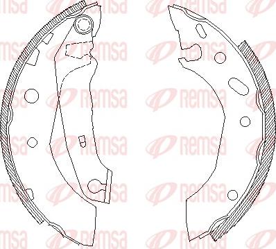 Remsa 4507.01 - Спирачна челюст vvparts.bg