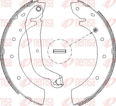 Remsa 4514.01 - Спирачна челюст vvparts.bg