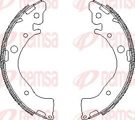 Remsa 4587.00 - Спирачна челюст vvparts.bg