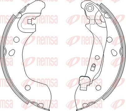 Remsa 4536.00 - Спирачна челюст vvparts.bg