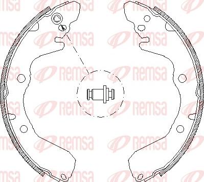 Remsa 4645.00 - Спирачна челюст vvparts.bg