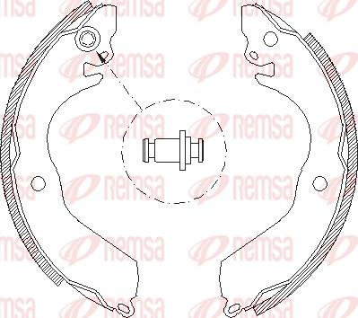 Remsa 4647.00 - Спирачна челюст vvparts.bg