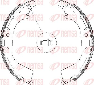 Remsa 4650.00 - Спирачна челюст vvparts.bg