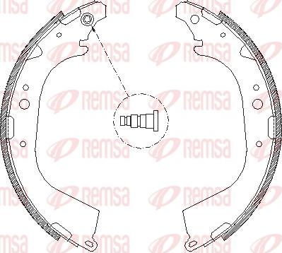 Remsa 4650.01 - Спирачна челюст vvparts.bg