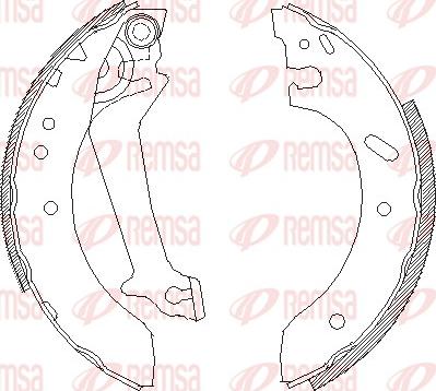 Remsa 4670.00 - Спирачна челюст vvparts.bg