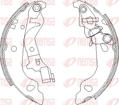 Remsa 4099.00 - Спирачна челюст vvparts.bg