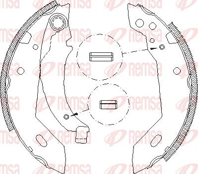 Remsa 4095.00 - Спирачна челюст vvparts.bg