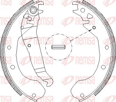 Remsa 4090.00 - Спирачна челюст vvparts.bg