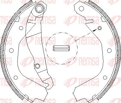 Remsa 4091.00 - Спирачна челюст vvparts.bg