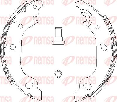 Remsa 4098.01 - Спирачна челюст vvparts.bg