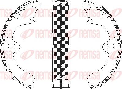 Remsa 4097.01 - Спирачна челюст vvparts.bg